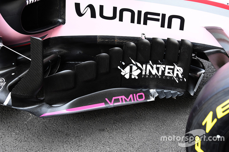 Sahara Force India VJM10 bargeboard detay