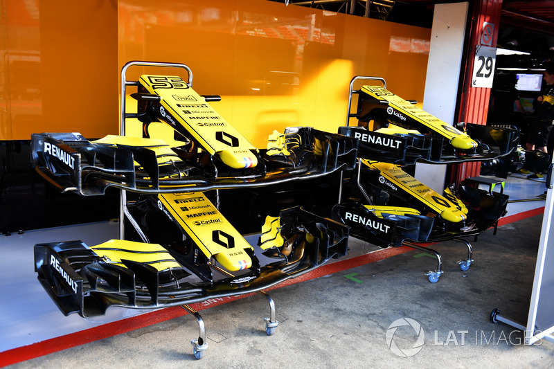 Передні антикрила та носові обтічники Renault Sport F1 Team R.S. 18