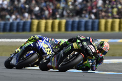 Johann Zarco, Monster Yamaha Tech 3; Valentino Rossi, Yamaha Factory Racing