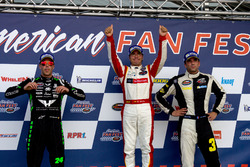 Podium: 2. Anthony Kumpen, PK Carsport; 1. Borja Garcia, Racers Motorsport; 3. Frederic Gabillon, RD