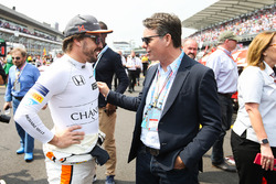 Fernando Alonso, McLaren, mit Jeff Gordon
