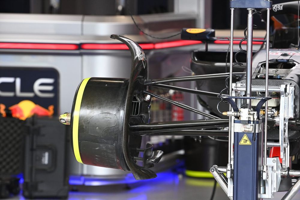 Red Bull Racing RB19 detalle del tambor de freno