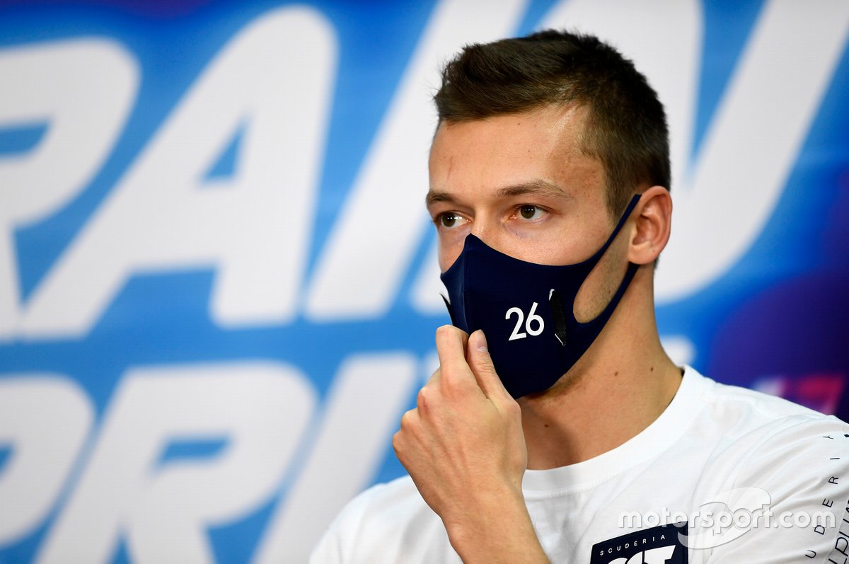 Daniil Kvyat, AlphaTauri, menjadi pembalap dengan torehan terbaik asal Rusia di F1 sejauh ini.