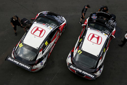 Steve Kirsch, Honda Team ADAC Sachsen, Honda Civic Type R-TCR und Moritz Oestreich, Honda Team ADAC