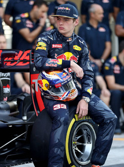 Max Verstappen, Red Bull Racing at a team photograph