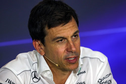 Toto Wolff, Mercedes AMG F1 Director of Motorsport in the Press Conference