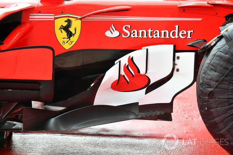Ferrari SF70H bargeboard detail