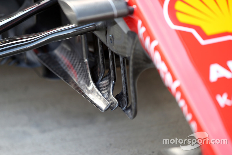 Turning vanes Ferrari SF71H
