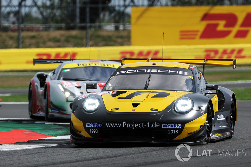 #56 Team Project 1 Porsche 911 RSR: Jorg Bergmeister, Patrick Lindsey, Egidio Perfetti