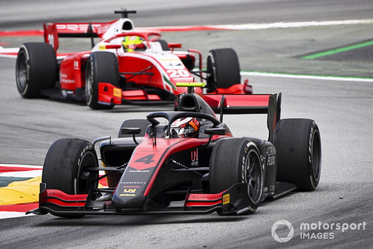 Callum Ilott, UNI-VIRTUOSI and Mick Schumacher, Prema Racing