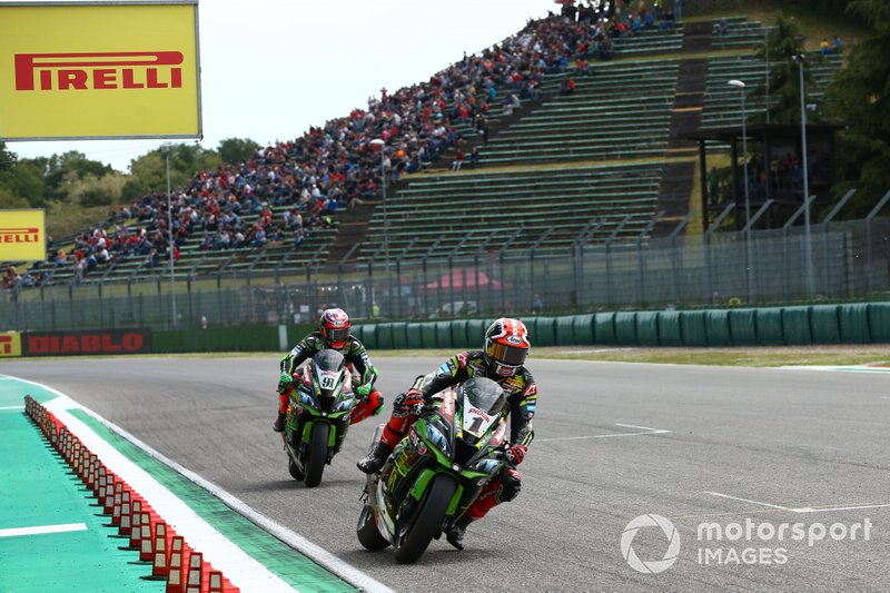 Jonathan Rea, Kawasaki Racing Team, Leon Haslam, Kawasaki Racing Team