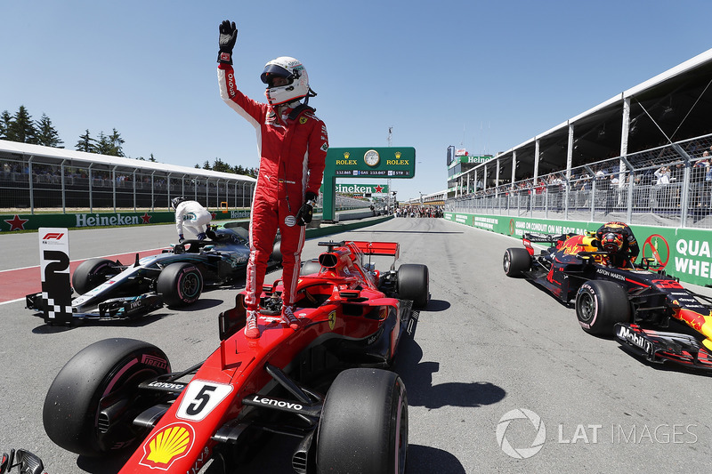 Peraih pole, Sebastian Vettel