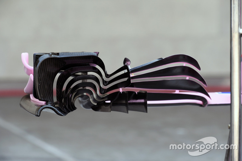 Sahara Force India VJM10 ön kanat detay