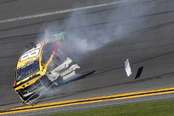 Crash: Kyle Busch, Joe Gibbs Racing Toyota