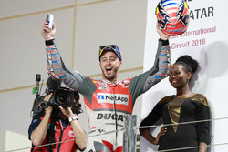 Подіум: переможець гонки Андреа Довіціозо, Ducati Team
