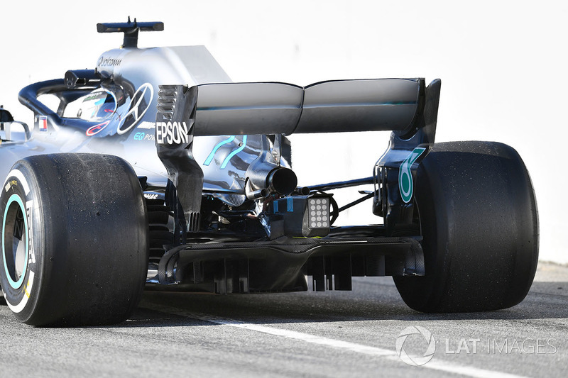 Задняя часть Mercedes F1 W09