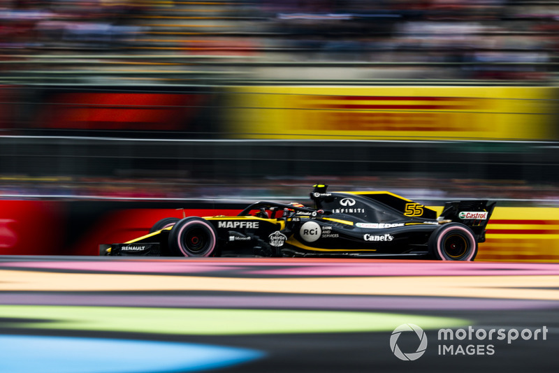 Сайнс за рулем Renault на Гран При Мексики 2018 года