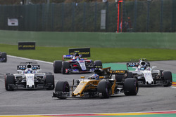 Jolyon Palmer, Renault Sport F1 Team RS17, Felipe Massa, Williams FW40, Lance Stroll, Williams FW40, Carlos Sainz Jr., Scuderia Toro Rosso STR12