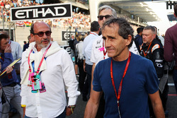 Alain Prost, op de grid
