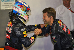 Daniel Ricciardo, Red Bull Racing festeggia il suo secondo posto nel parco chiuso
