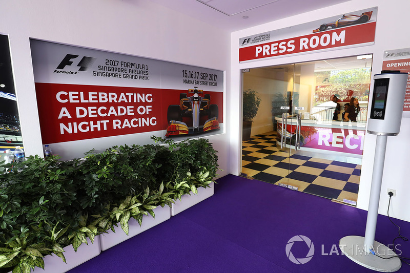 Press room / media centre