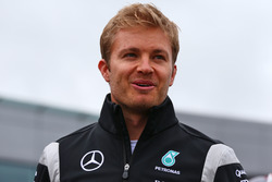 Nico Rosberg, Mercedes AMG F1 op de rijders parade