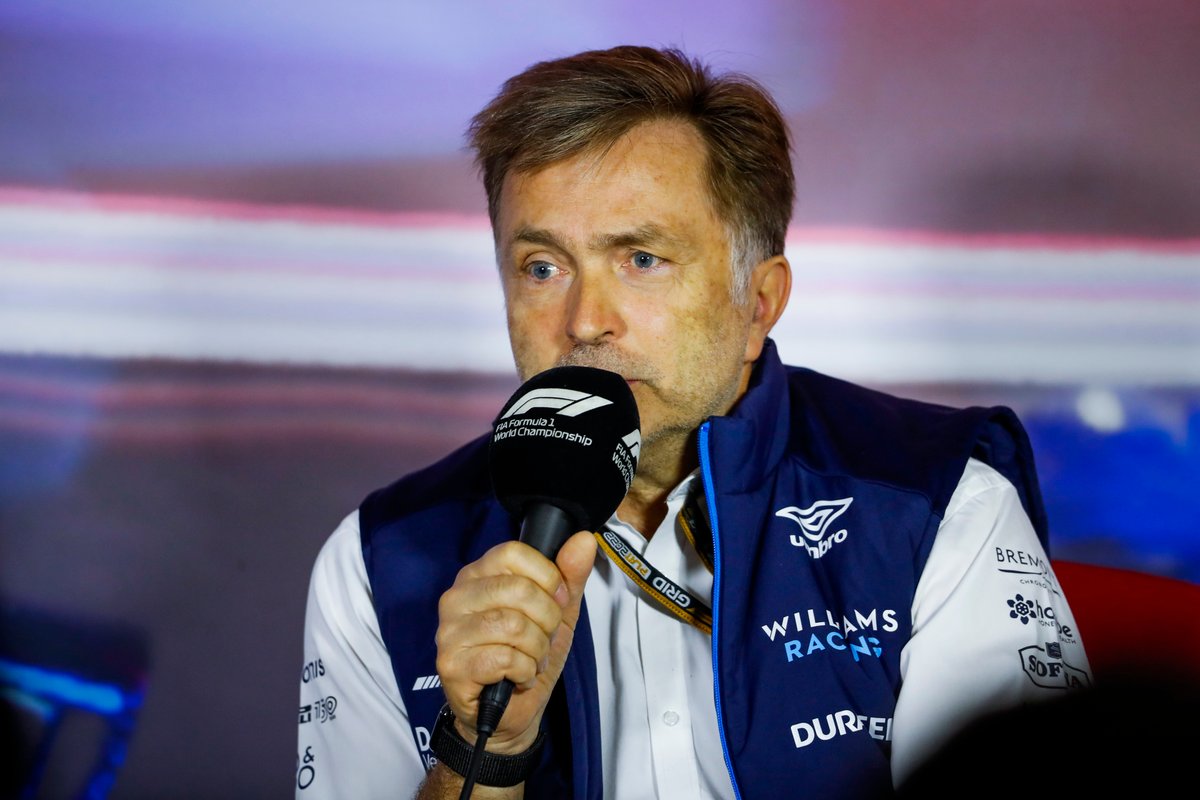Jost Capito, director general de Williams Racing, en la conferencia de prensa de los directores de equipo