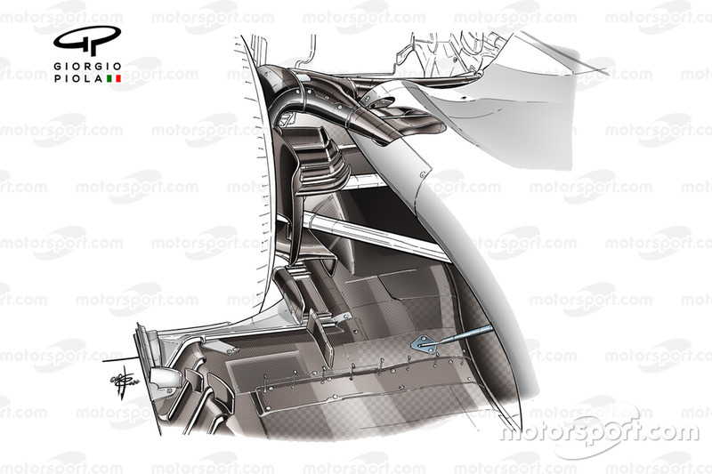 Difusor del Haas F1 Team VF-20