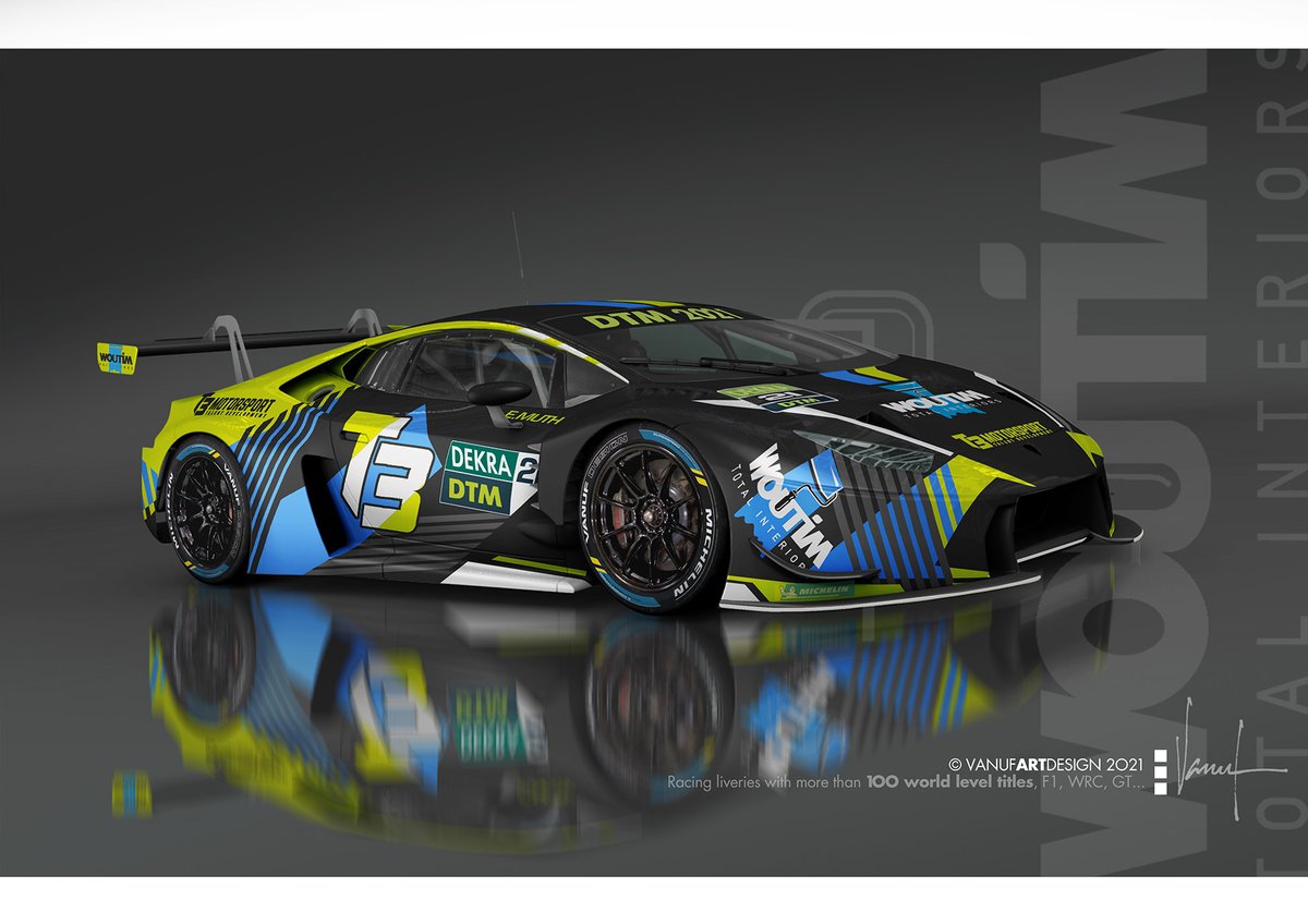 T3 Motorsport Lamborghini Huracan GT3 Evo livery