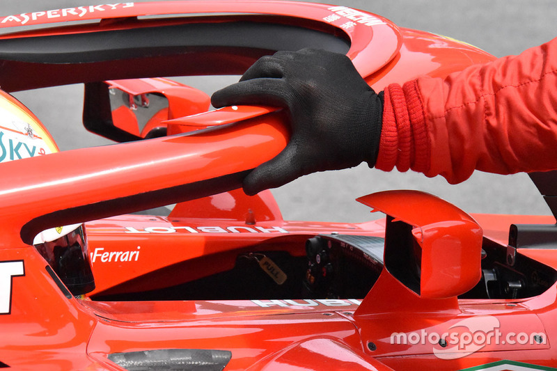 Ferrari SF71H halo detay