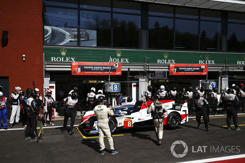 #8 Toyota Gazoo Racing Toyota TS050: Sébastien Buemi, Kazuki Nakajima, Fernando Alonso