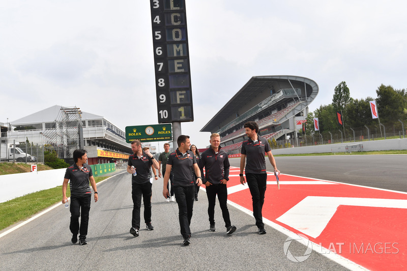 Ознакомление с трассой: Кевин Магнуссен, Haas F1 Team