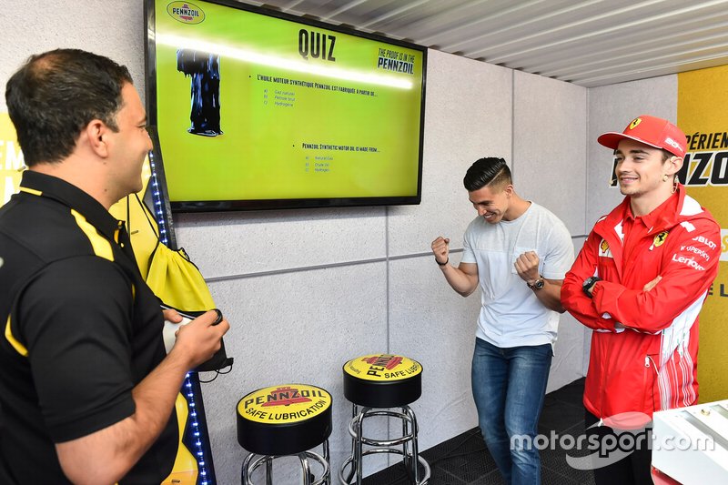 Charles Leclerc, Ferrari at Shell House