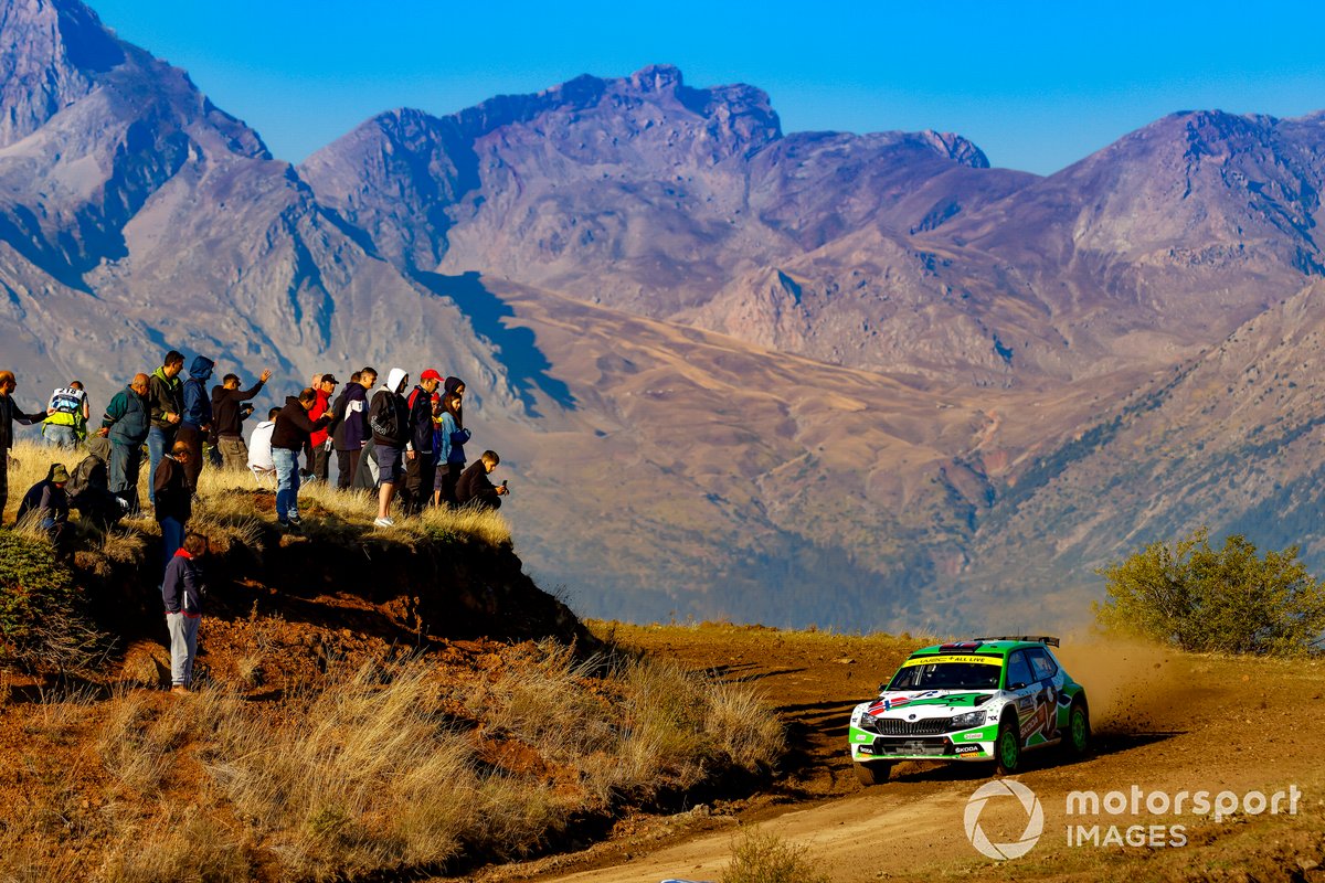 Andreas Mikkelsen, Elliott Edmondson, Toksport WRT Skoda Fabia Rally2 evo