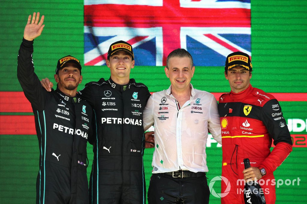 Le podium du GP de São Paulo 2022