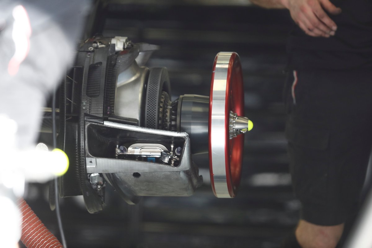 Detalle del freno Mercedes W12