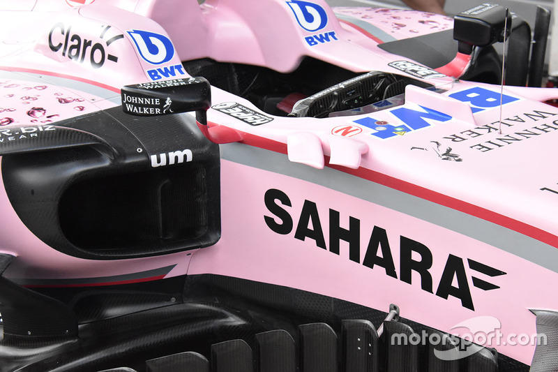 Sahara Force India F1 VJM10 yan detay