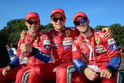 Davide Rigon, Sam Bird, Miguel Molina, AF Corse