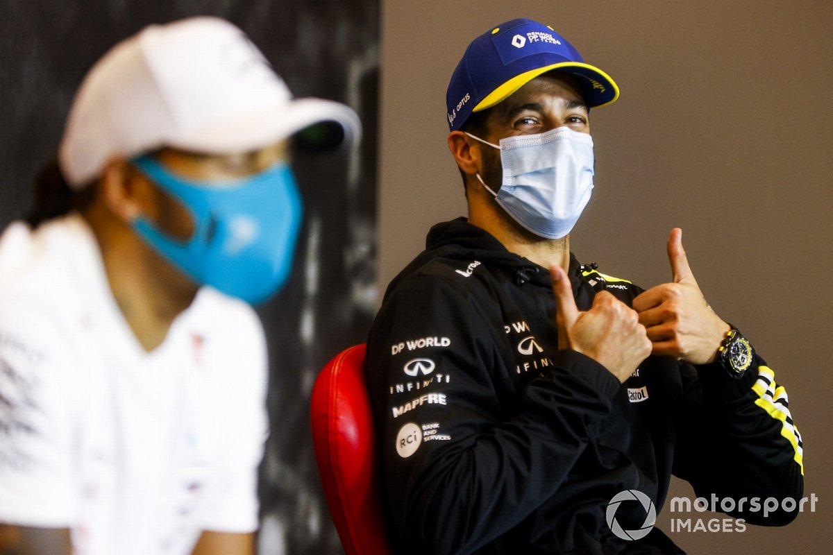 Daniel Ricciardo, Renault F1 in the press conference