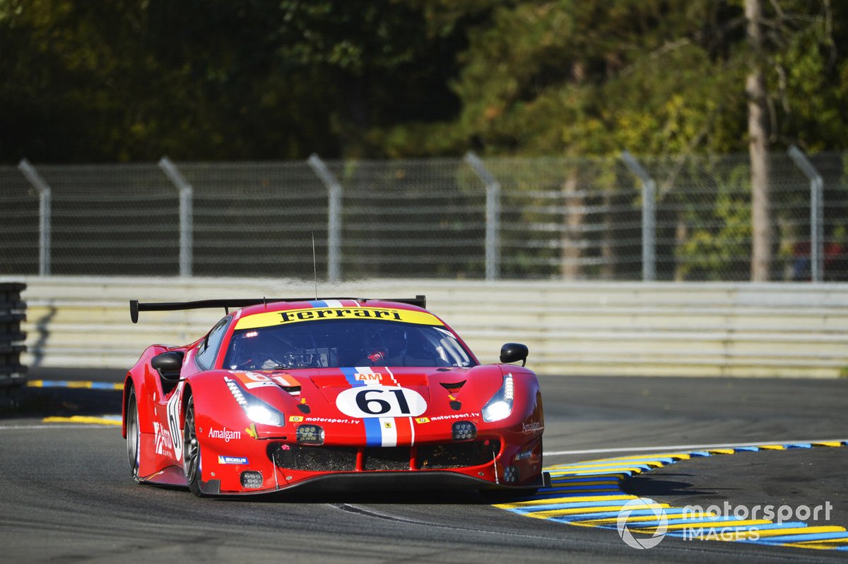 P38 #61 Luzich Racing Ferrari 488 GTE Evo: Francesco Piovanetti, Oswaldo Negri Jr., Come Ledogar