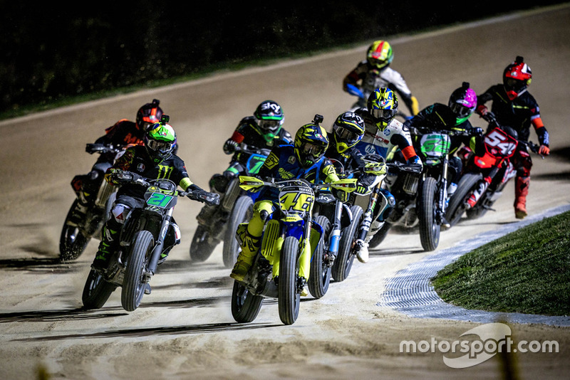 Valentino Rossi en action