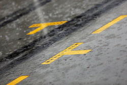 Regenstorm vlak voor de kwalificatie
