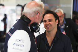 Felipe Massa pays a visit to his former team Williams