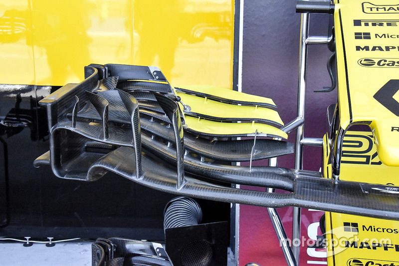 Detail sayap depan Renault Sport F1 Team RS 18