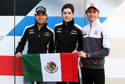 Mexicanen: Sergio Perez, Sahara Force India F1; Alfonso Celis Jr., Sahara Force India F1 Development