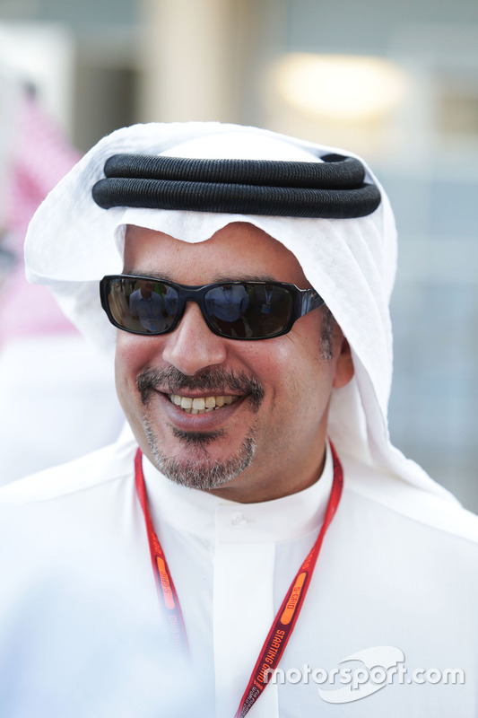 Crown Prince Shaikh Salman bin Isa Hamad Al Khalifa at Bahrain GP