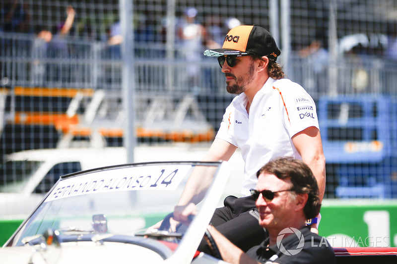 Fernando Alonso, McLaren, parade pembalap