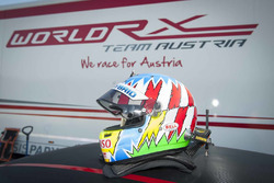 Helm von Alexander Wurz beim Rallycross-Test