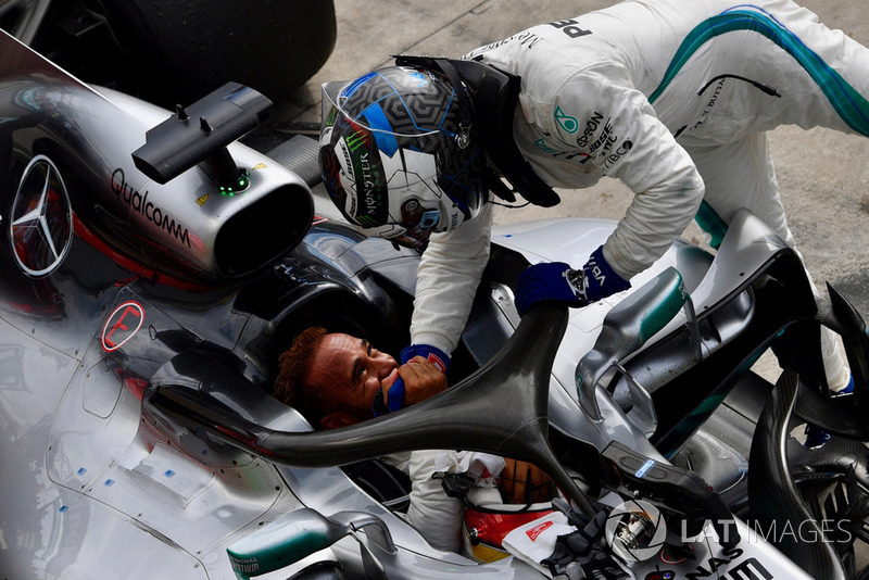 Lewis Hamilton, Mercedes AMG F1 and Valtteri Bottas, Mercedes AMG F1