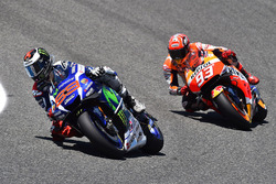 Jorge Lorenzo, Yamaha Factory Racing, und Marc Marquez, Repsol Honda Team